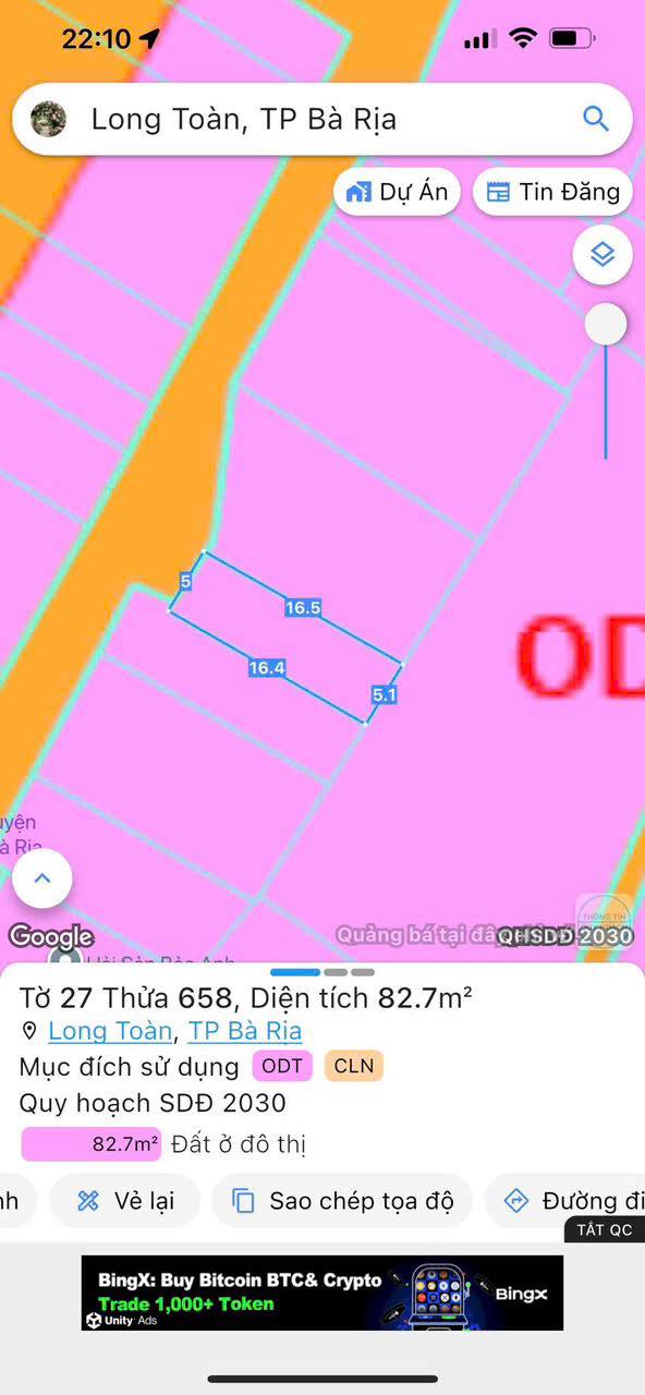 Đất nền Bà Rịa - Điện Biên Phủ 88m² giá 1.8 tỷ - Cơ hội đầu tư tuyệt vời!