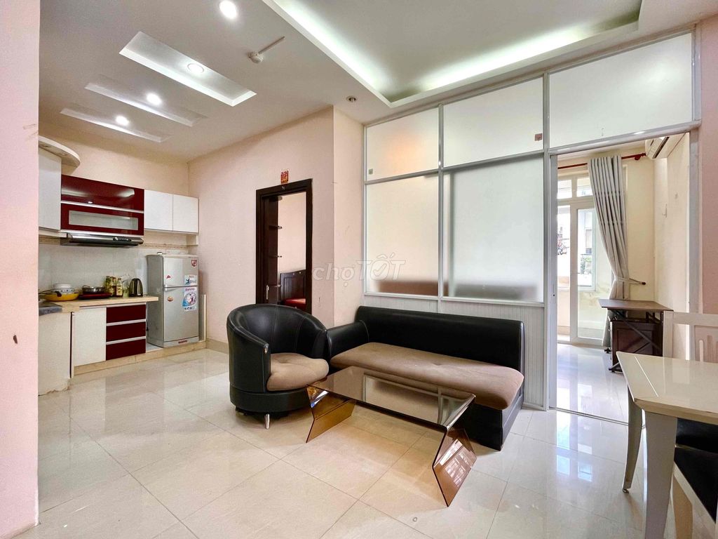 Căn hộ cho thuê tại Quận 3 - Diện tích 60m², Giá chỉ 10 triệu - Thiết kế hiện đại, tiện nghi đầy đủ!