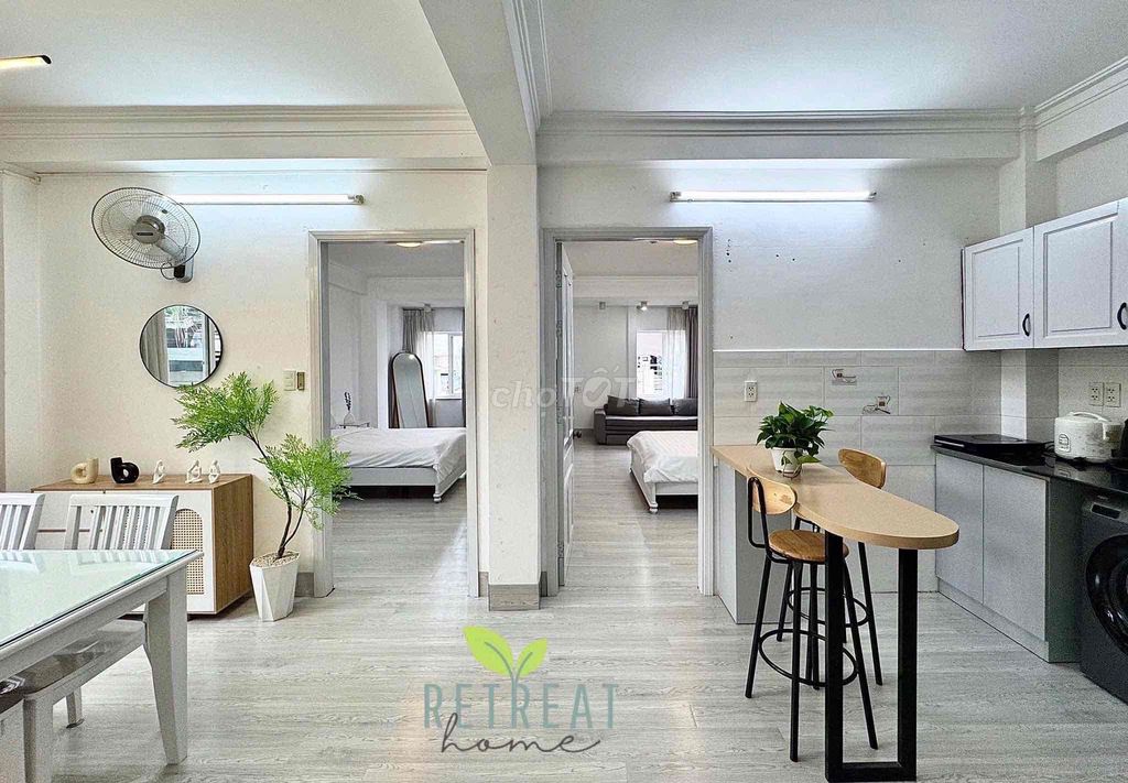 Căn hộ 2PN Dạ Nam Quận 8 50m² giá 9.5 triệu - Full nội thất cao cấp