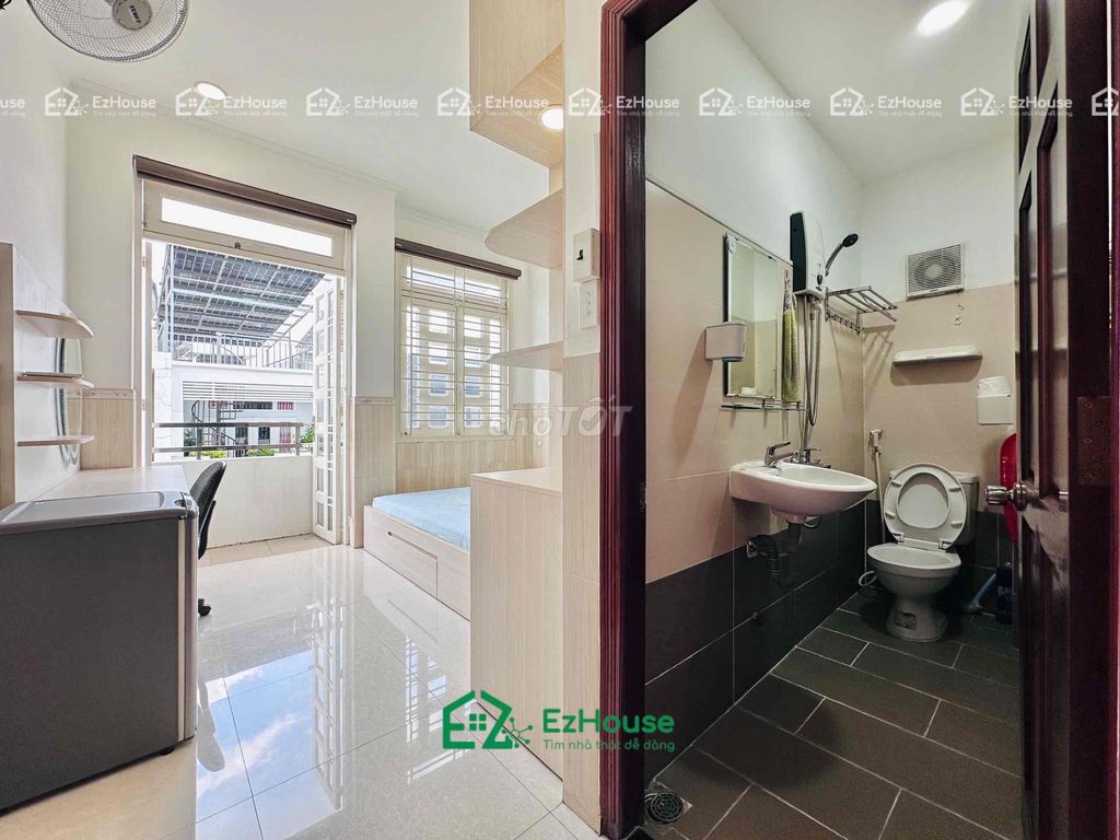 Căn hộ cho thuê quận 5 25m² giá 5.7 triệu - Nhà mới 100% full nội thất