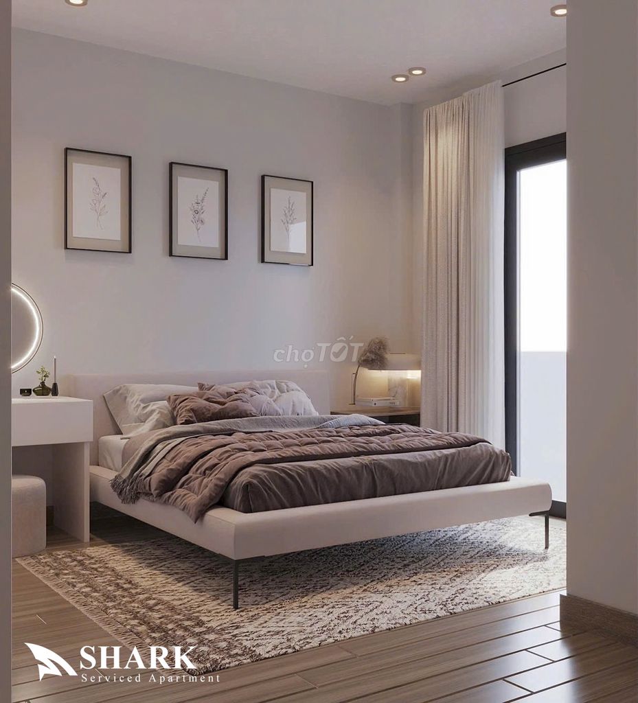 Căn hộ Bạch Đằng gần Hàng Xanh 45m² giá 8.9 triệu - Full nội thất tiện nghi!