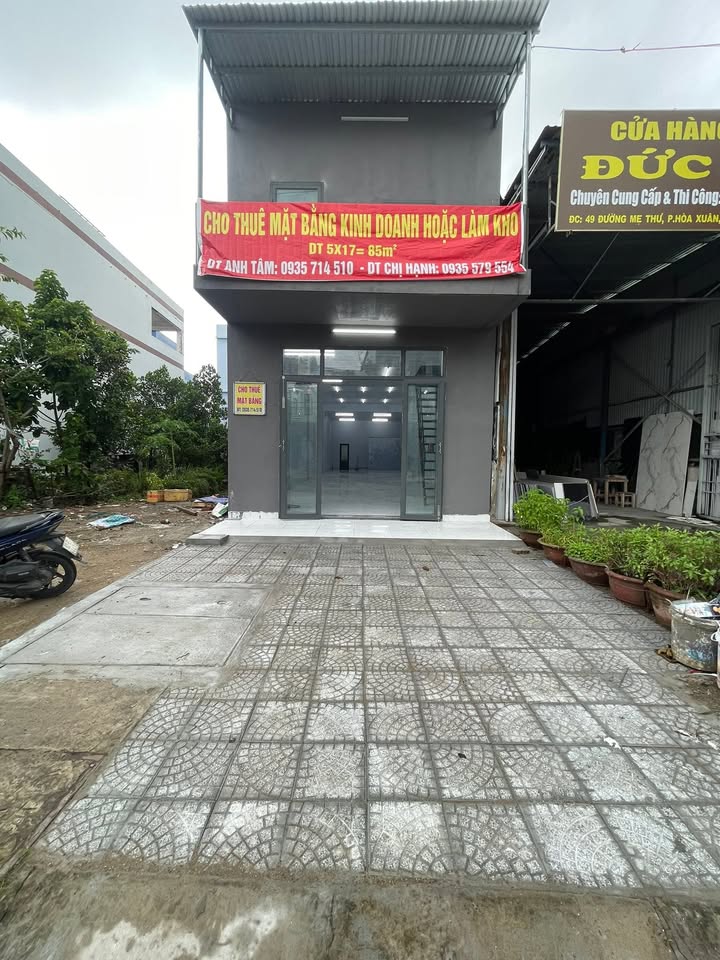 Cho thuê mặt bằng đường Mẹ Thứ, Cẩm Lệ, Đà Nẵng 150m² - Kinh doanh sầm uất!