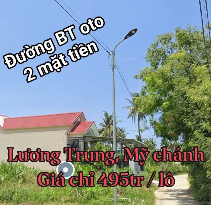 Đất nền Lương Trung, Mỹ Chánh 198m² giá 495 triệu - Đầu tư sinh lời ngay!