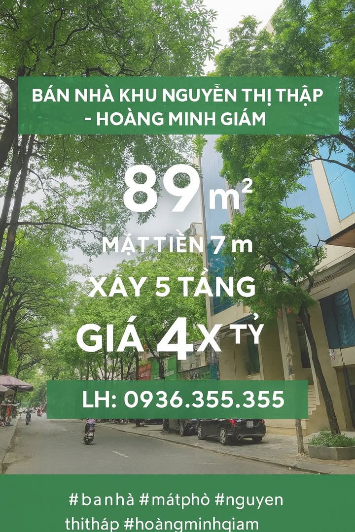 Nhà phố Nguyễn Thị Thập, Thanh Xuân 89m² giá 40 tỷ - Đầu tư sinh lời ngay!