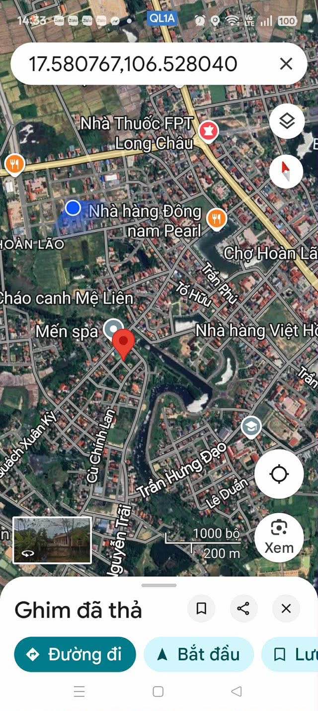 Đất nền hai mặt tiền đường Quách Xuân Kì, 200m² - Cơ hội đầu tư sinh lời!