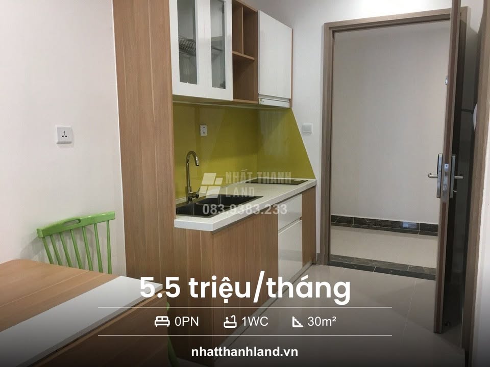 Căn Studio Rainbow Thủ Đức 30m² giá 5.5 triệu - Đầy đủ nội thất, sẵn sàng vào ở!