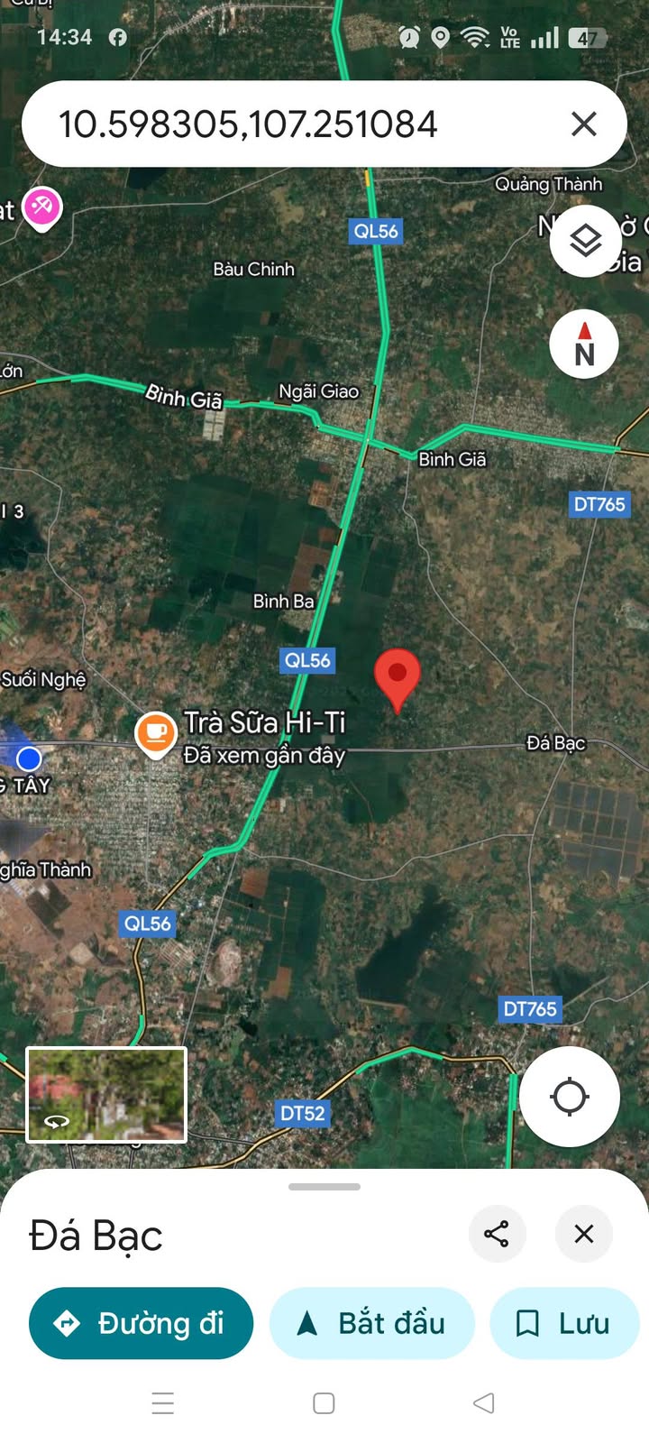 Đất nền Nghĩa Thành, Châu Đức 486m² giá 1.3 tỷ - Sổ hồng riêng, pháp lý rõ ràng!