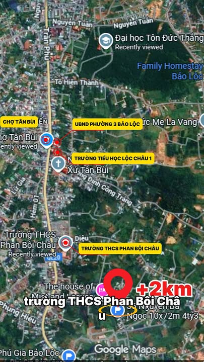 Nhà mặt tiền đường Nguyễn Bá Ngọc Bảo Lộc 832m² giá 4.3 tỷ - Sẵn sàng vào ở ngay!