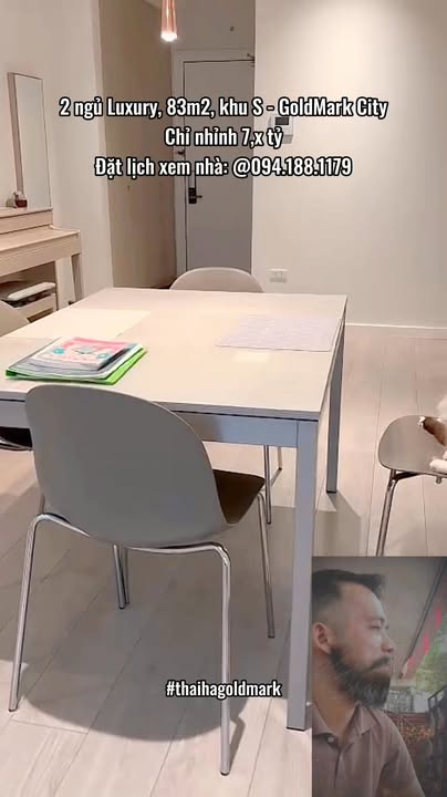 Căn hộ Goldmark City Cầu Giấy 83m² giá 7 tỷ - Sẵn sàng vào ở ngay!