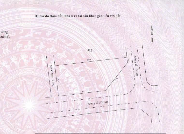 Đất nền khu TDC Long Hoà B 170m² giá 4 tỷ - Lô góc đường nhựa tiện ích!