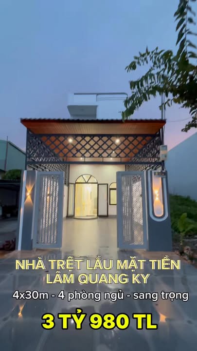 Nhà mặt tiền Lâm Quang Ky, Rạch Giá 120m² giá 3.98 tỷ - Hiếm có khó tìm!