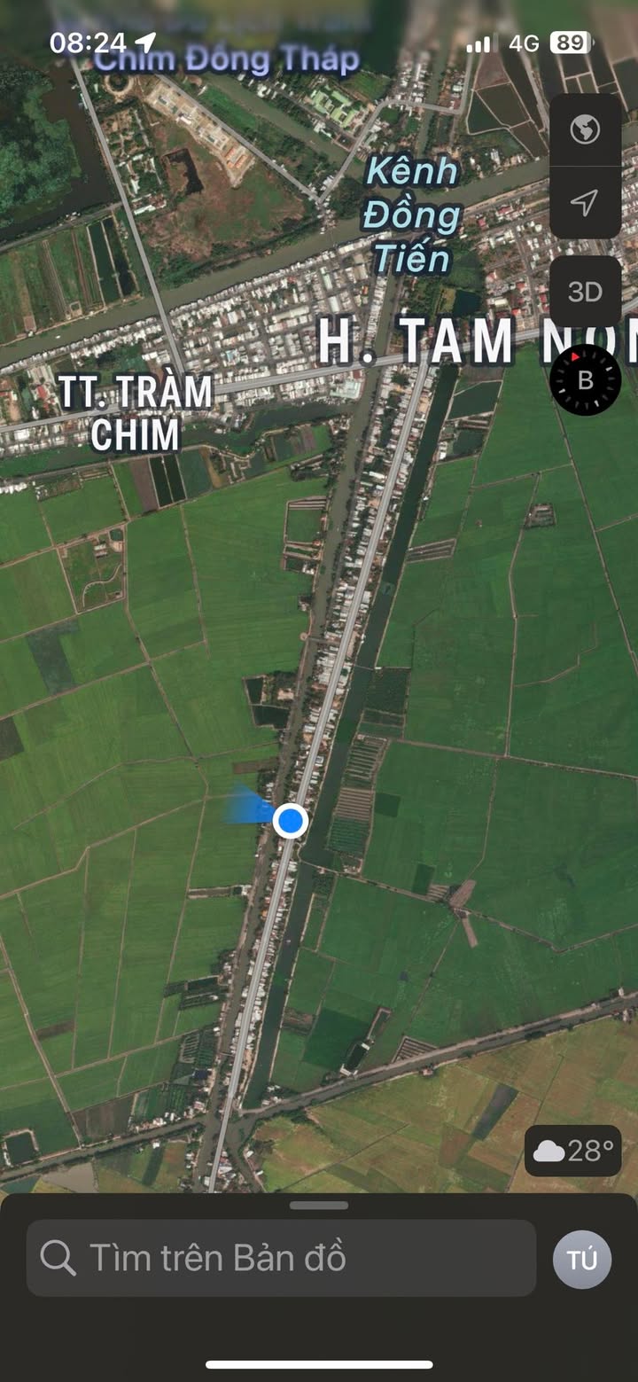 Đất nền Tràm Chim, Tam Nông 120,8m² giá 1,05 tỷ - Cơ hội đầu tư tuyệt vời!