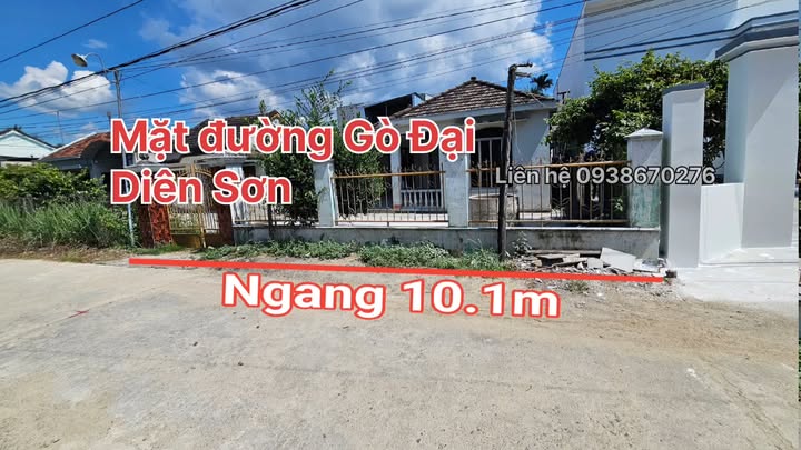 Nhà cấp 4 mặt tiền đường Gò Đại - Diên Sơn 222m² giá 2 tỷ - Cơ hội đầu tư tuyệt vời!