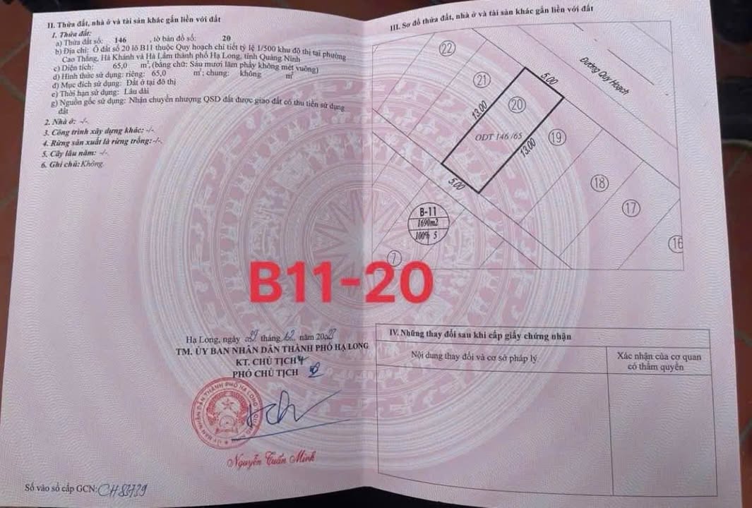 Căn hộ Lideco Hạ Long 65m² giá 4.167 tỷ - Cơ hội đầu tư tuyệt vời!