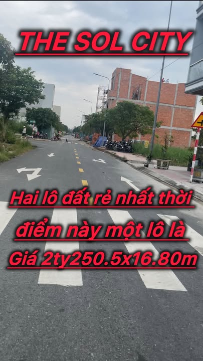 Đất nền The Sol City Long An 840m² giá 2.25 tỷ - Cơ hội đầu tư lý tưởng!