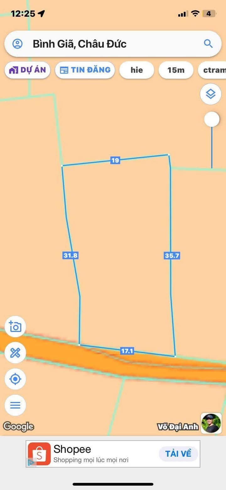 Đất nền Quảng Thành Châu Đức 588m² giá chỉ 560 triệu - Sổ hồng chính chủ