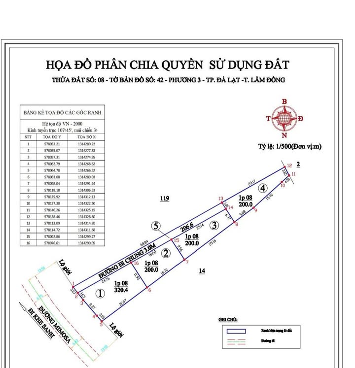Đất nông nghiệp Đà Lạt 200m² giá 8 tỷ - Cơ hội đầu tư hấp dẫn!
