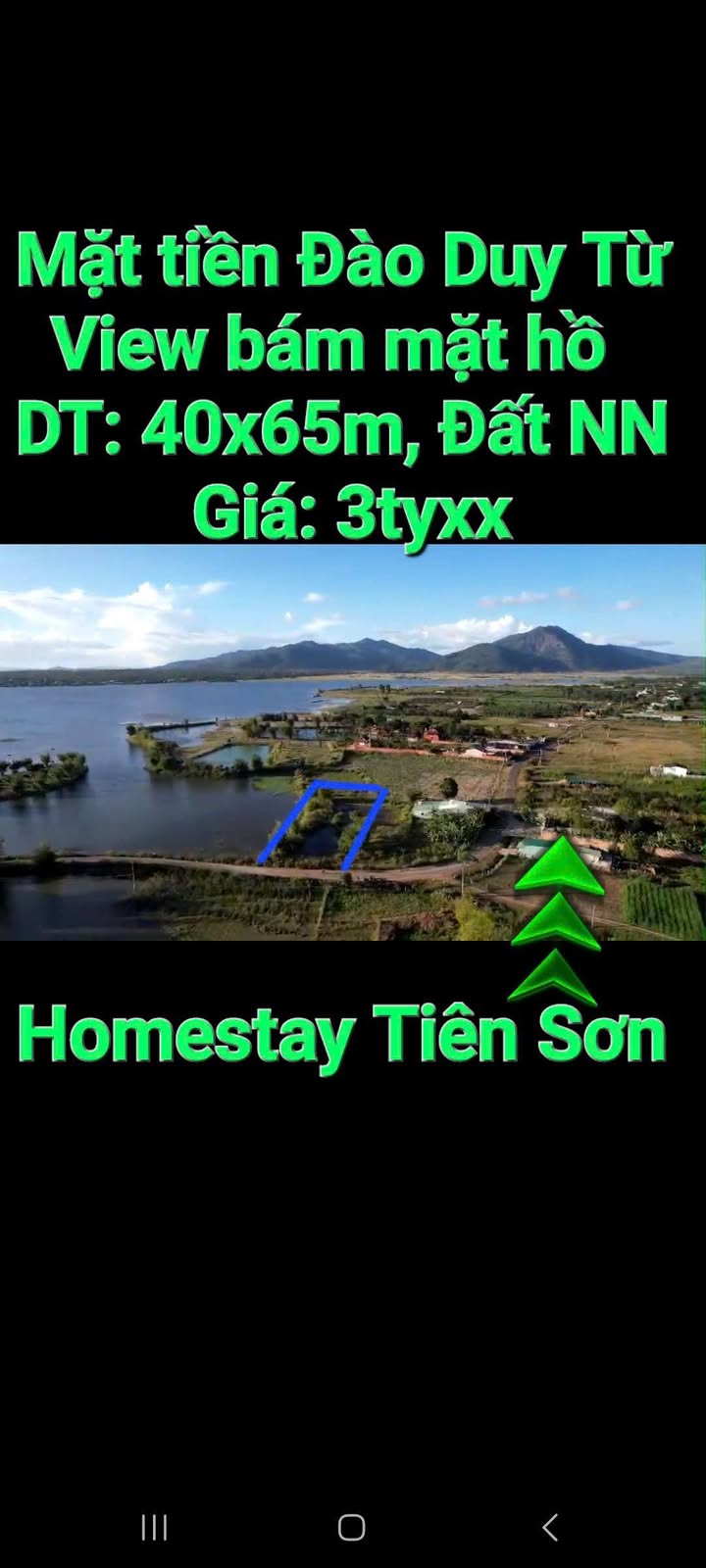 Đất mặt tiền Đào Duy Từ, Pleiku 2600m² - View hồ tuyệt đẹp, kinh doanh sinh lời