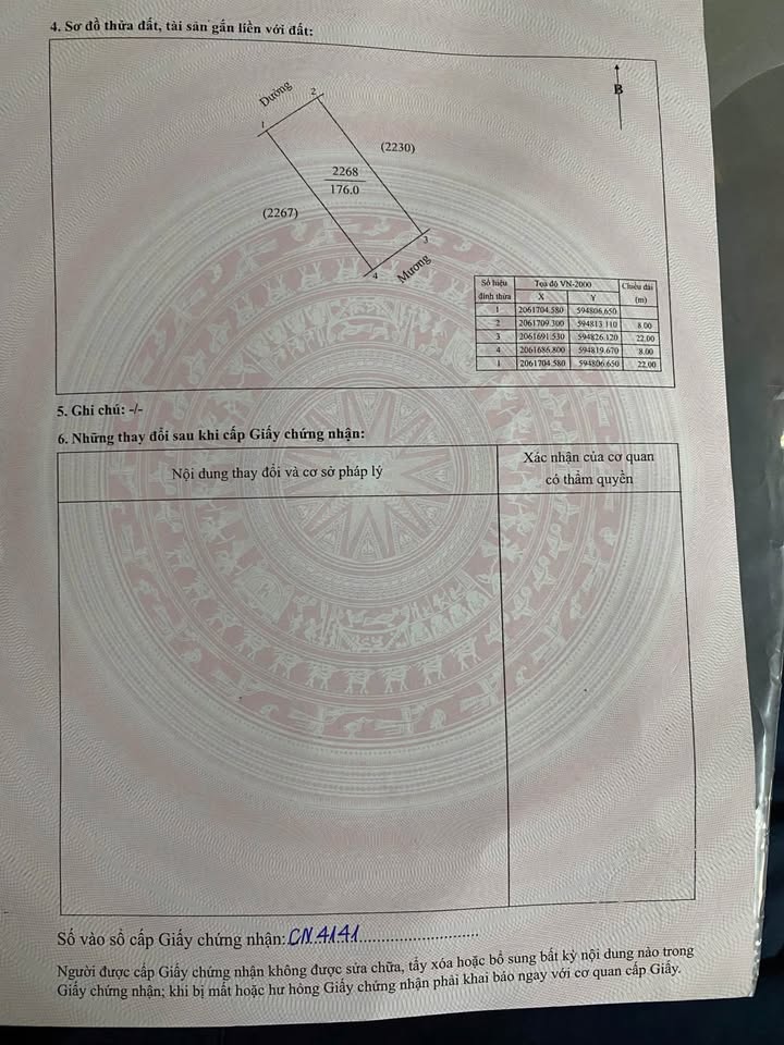 Đất nền Bàu Thiếp, Hưng Nguyên 176m² giá 2 tỷ - Cơ hội đầu tư tuyệt vời!