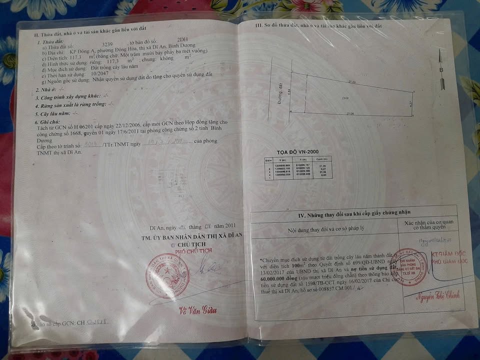 Đất nền Dĩ An 117m² giá 3.5 tỷ - Đường Otto thông thoáng, sổ hồng chính chủ!