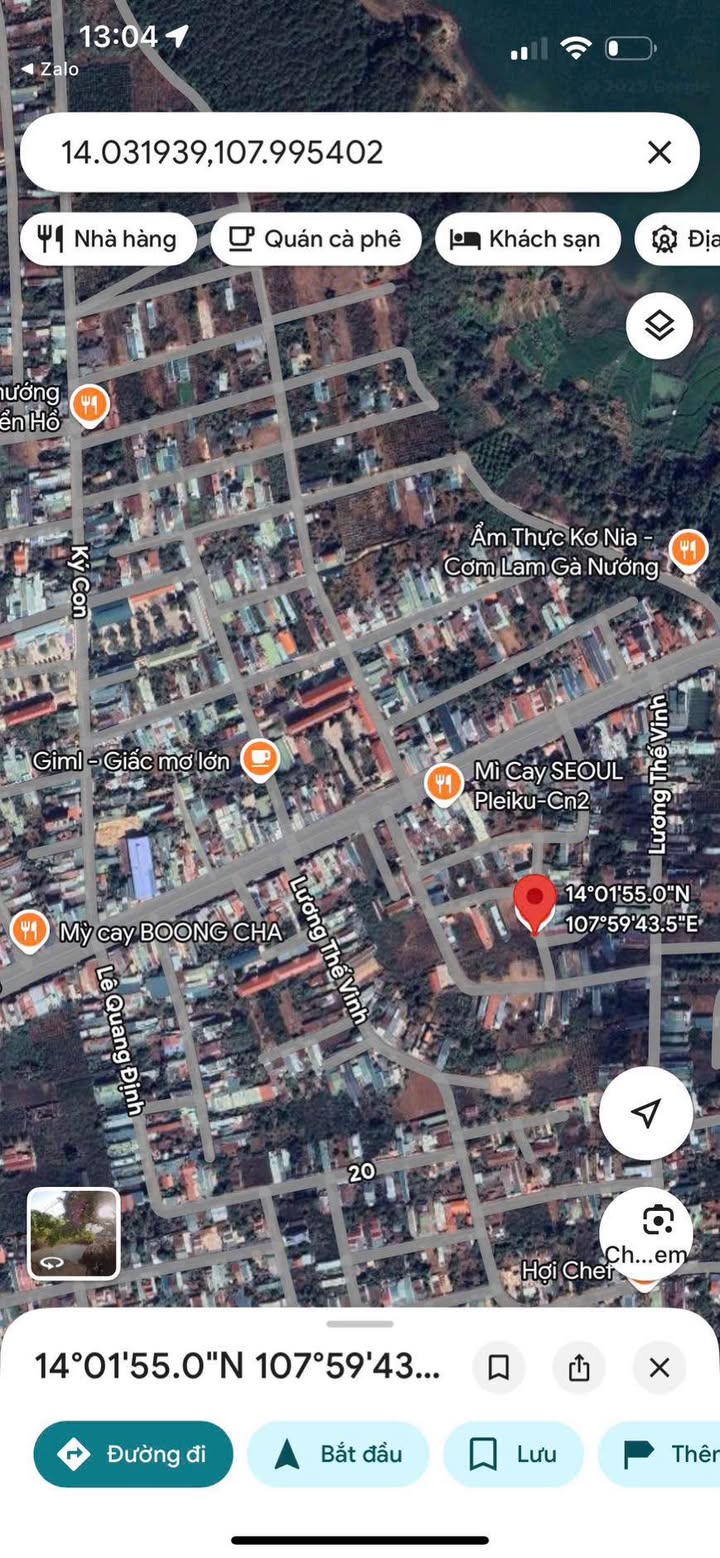 Đất thổ cư hẻm Tôn Đức Thắng, Pleiku 147m² giá 1.472 tỷ - Đầu tư sinh lời ngay!