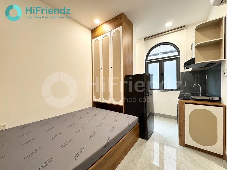 Studio cho thuê Tô Hiến Thành, Quận 10 - Máy giặt riêng, đầy đủ nội thất!