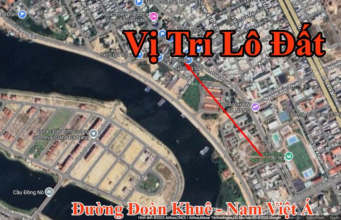 Đất nền đường Đoàn Khuê, Ngũ Hành Sơn 125m² - Giá thỏa thuận, cơ hội đầu tư tốt!