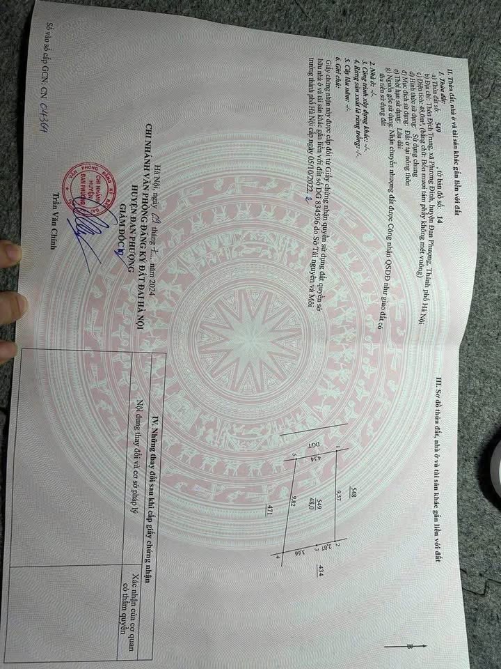 Đất nền Phương Đình Đan Phượng 48m² giá 2 tỷ - Cơ hội đầu tư tuyệt vời!