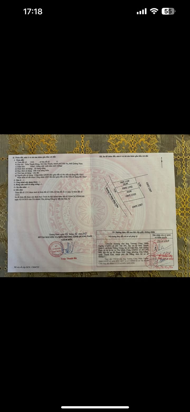 Đất thổ cư Cẩm Thanh 100m² giá 2.3 tỷ - Vị trí đẹp, đầu tư sinh lời!