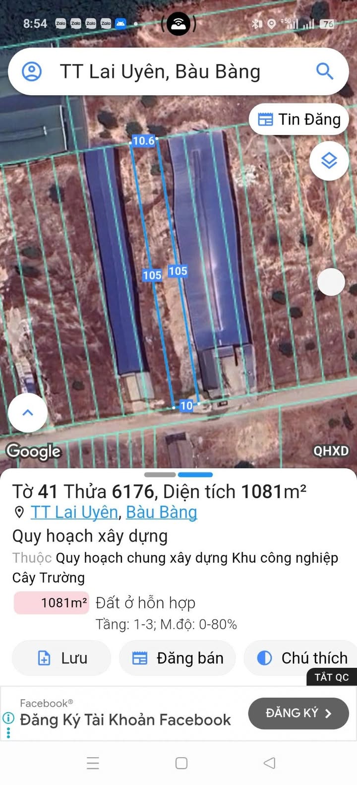 Đất nền Bàu Bàng 1050m² giá 2 tỷ - Đầu tư sinh lời ngay sát KCN!