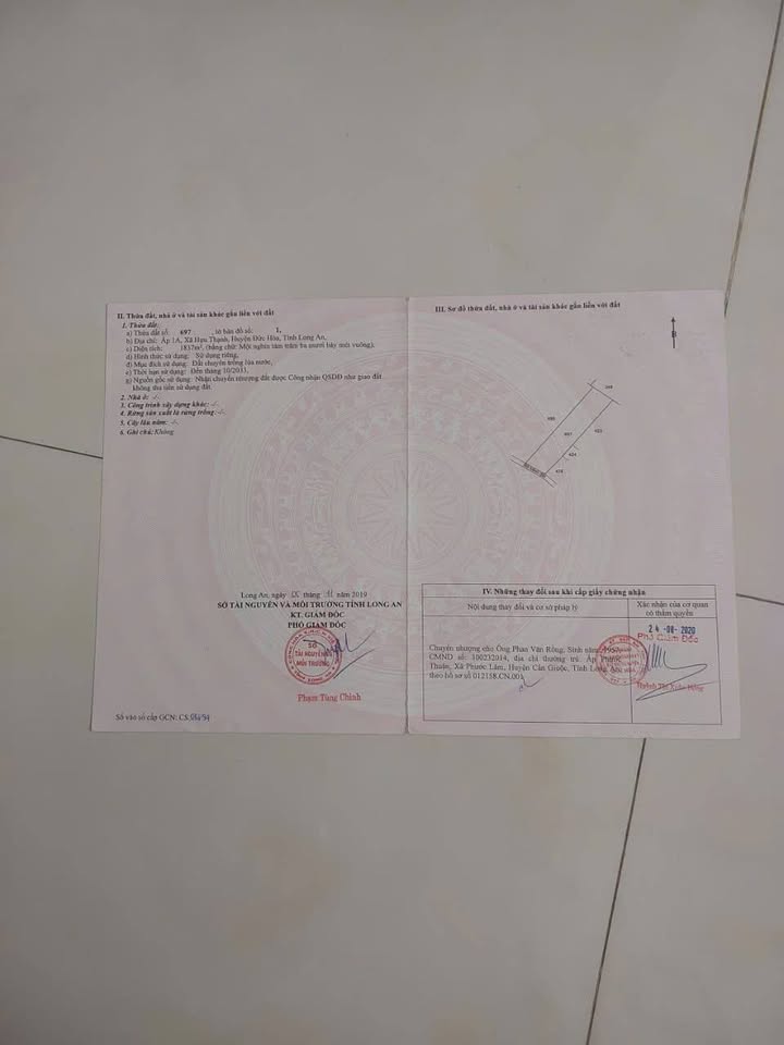 Đất nông nghiệp 5000m² tại Đức Hòa - Giá chỉ 2.5 tỷ, sổ đỏ chính chủ!