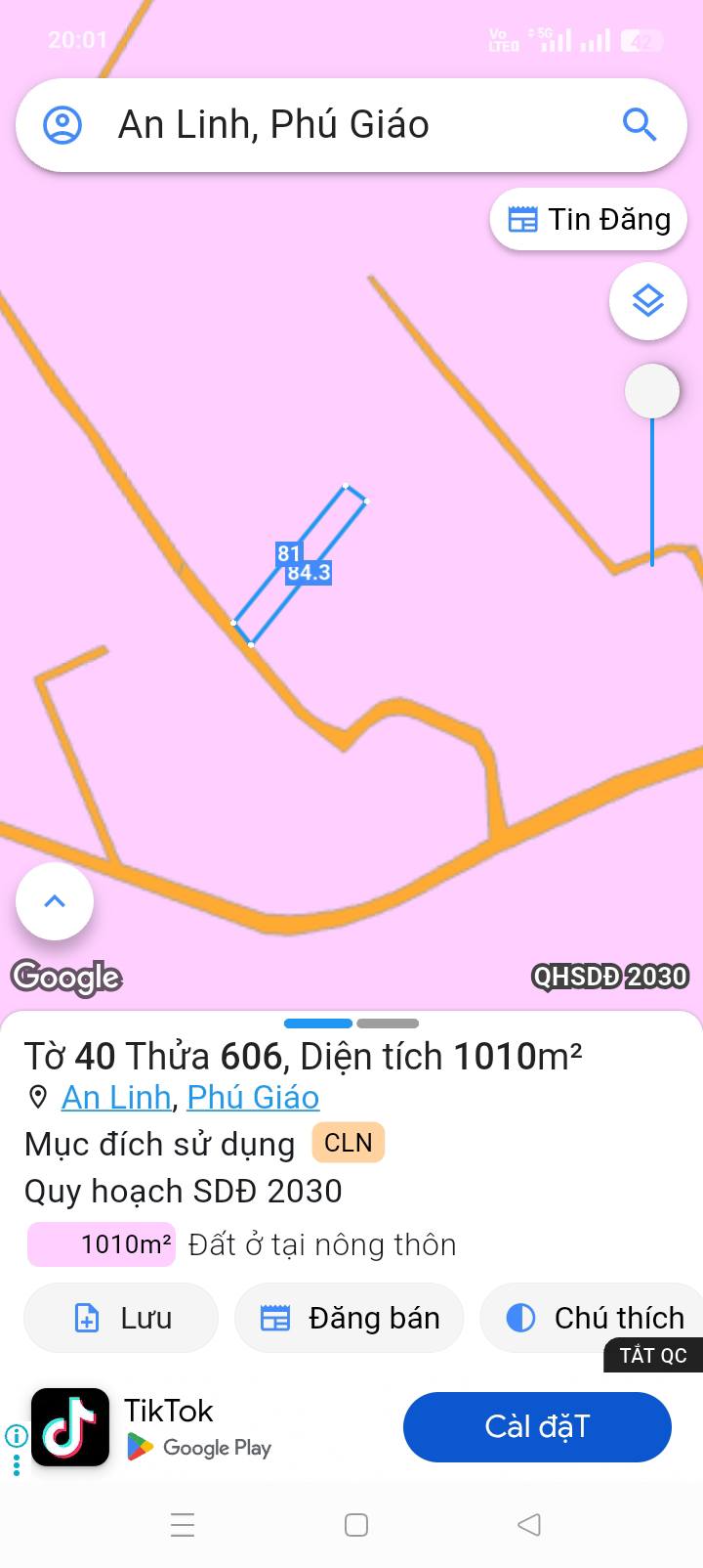 Đất nền An Linh, Phú Giáo 1000m² giá 1.1 tỷ - Đầu tư sinh lời ngay!