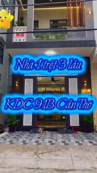 Nhà 4 tầng KDC 91B Cần Thơ 77m² - Sổ hồng hoàn công - Đầu tư sinh lời!