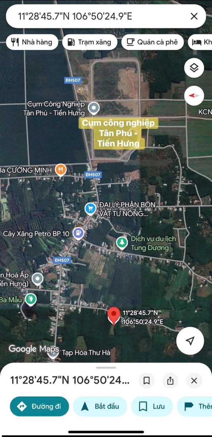 Đất nền Tiến Hưng Đồng Xoài 165m² giá thỏa thuận - Gần cụm công nghiệp