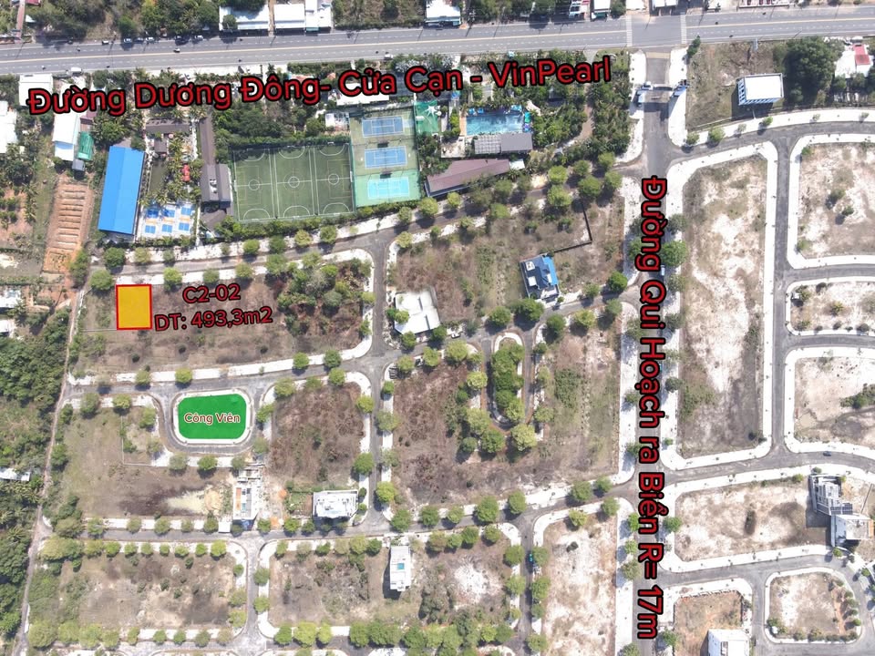 Đất nền biệt thự KĐT Bắc Dương Đông 493m² giá 16.78 tỷ - Cơ hội đầu tư hấp dẫn!