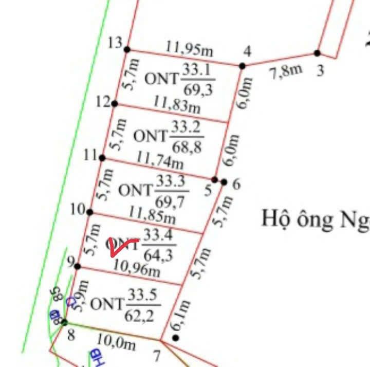 Đất nền An Quang, An Lão 64m² giá chỉ 400 triệu - Sổ đỏ chính chủ, đầu tư sinh lời!