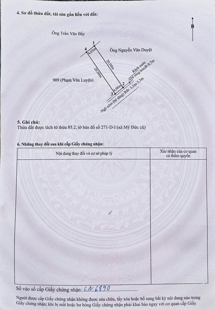 Đất thổ cư Thôn Minh Khai, An Khánh 80m² - Gần chợ Tứ Nghi, giá tốt thương lượng!
