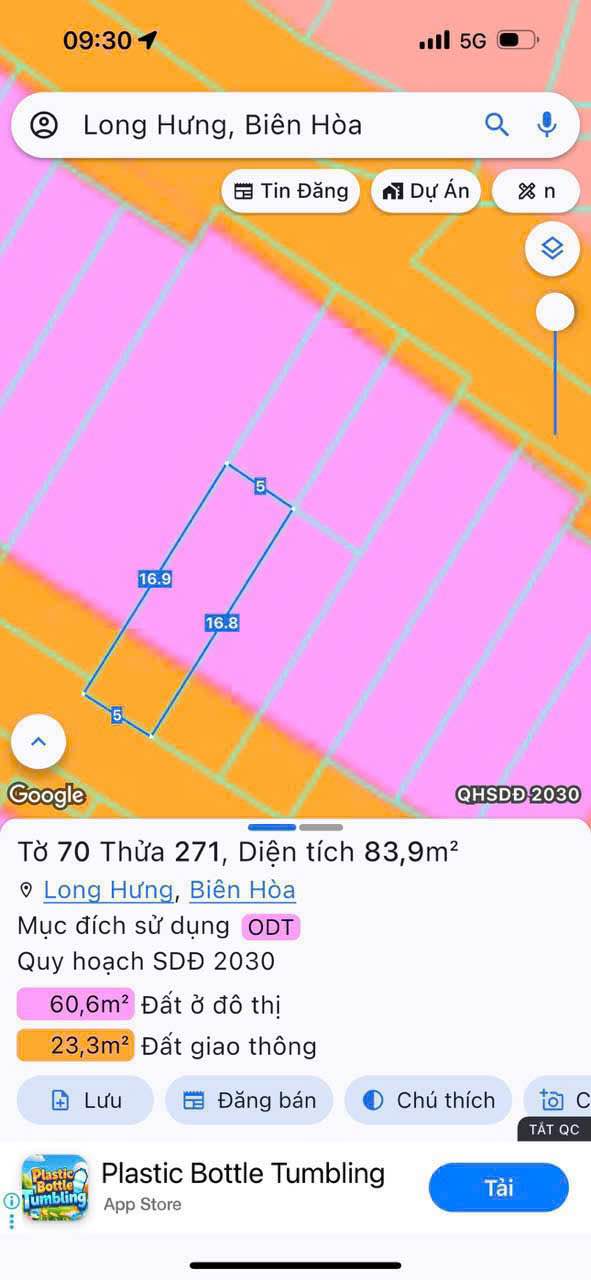 Đất nền Long Bình Tân Biên Hòa 85m² giá từ 2.25 tỷ - Cơ hội đầu tư tuyệt vời!