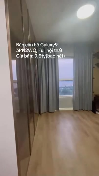 Căn hộ Galaxy 9 Quận 4 122m² giá 9.3 tỷ - Sổ hồng riêng, nội thất đầy đủ!