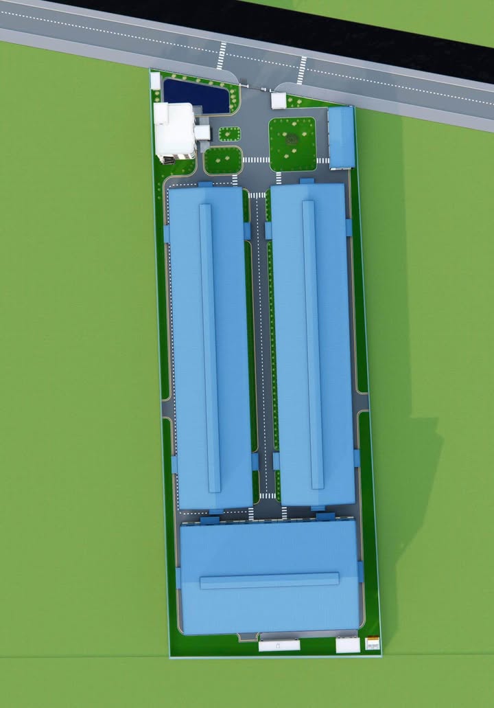 Cho thuê xưởng 11.000m² tại cụm công nghiệp Hải Dương - Giá tốt, bàn giao ngay!