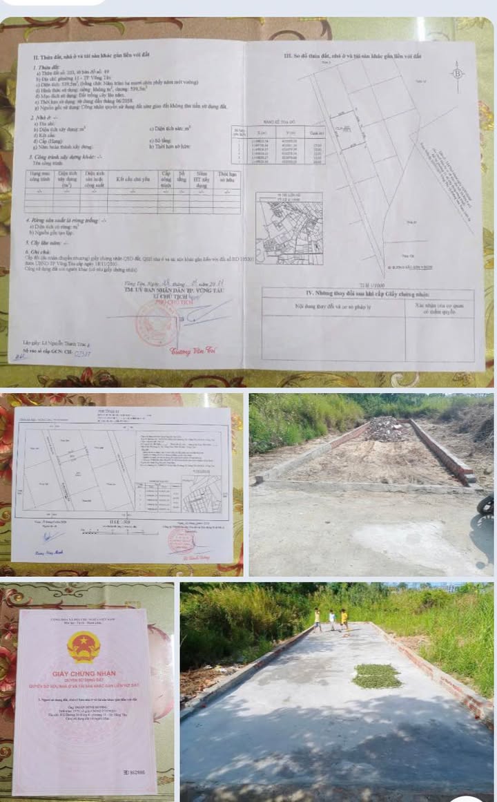 Đất nền hẻm 828 Bình Giã, Rạch Dừa 90m² giá 600 triệu - Sổ hồng chính chủ, xây dựng ngay!