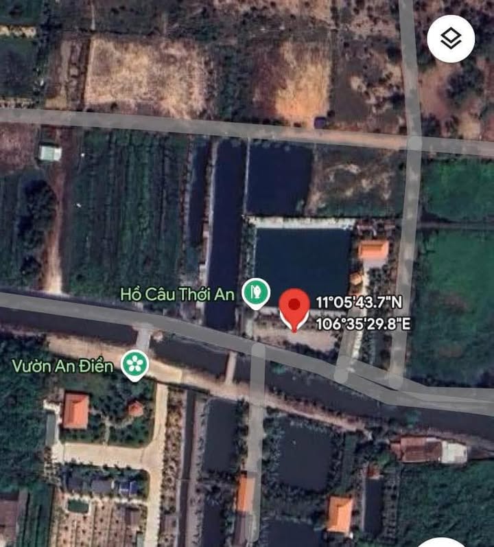 Đất nền An Điền Bến Cát 1190m² giá 5.355 tỷ - View rạch tuyệt đẹp!