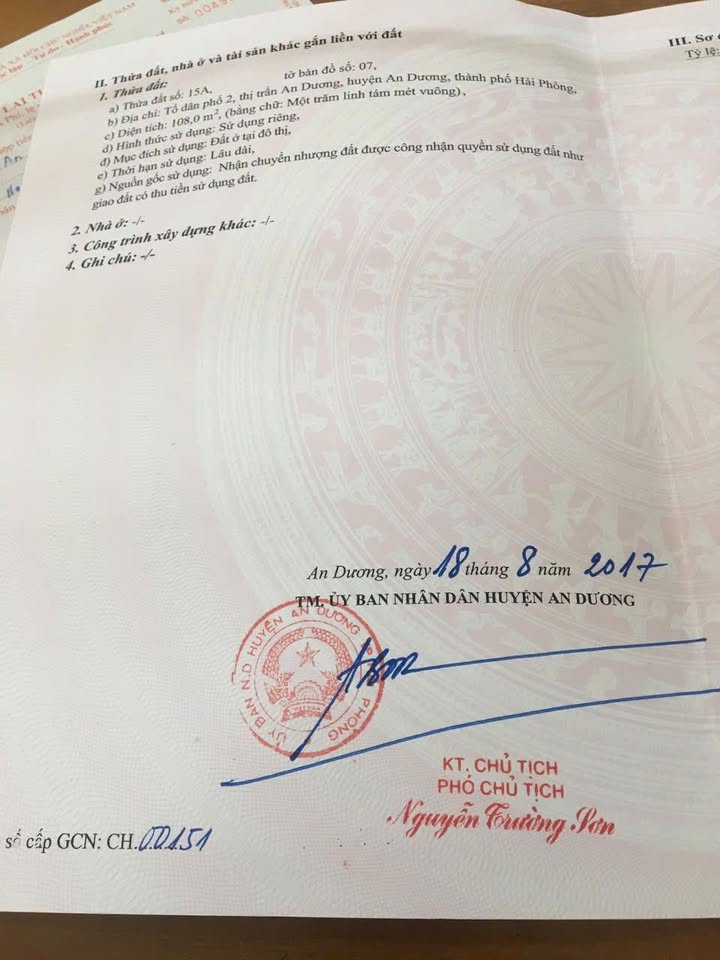 Đất mặt đường 351, An Dương, Lê Chân, 108m² - Vị trí kinh doanh lý tưởng!