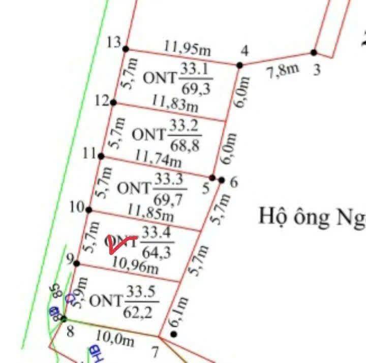 Đất nền An Quang 64m² giá chỉ 400 triệu - Sổ đỏ chính chủ, ô tô vào tận đất!