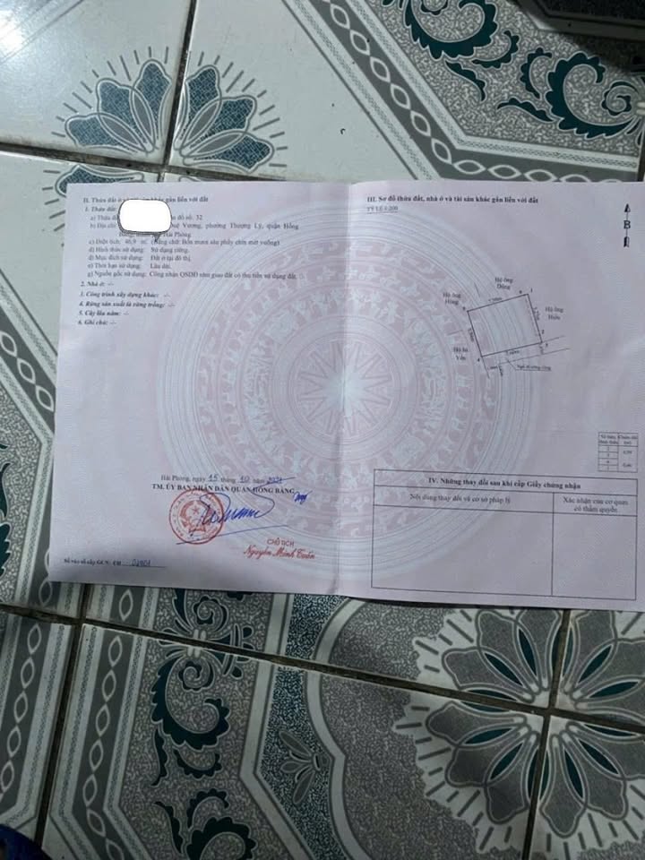 Đất Vạn Kiếp 47m² giá 1.55 tỷ - Sổ đỏ chính chủ, tặng nhà cấp 4!