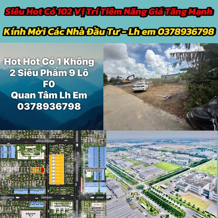 Đất nền An Phong, An Dương, Hải Phòng - 9 lô 65m² - Đầu tư sinh lời ngay!
