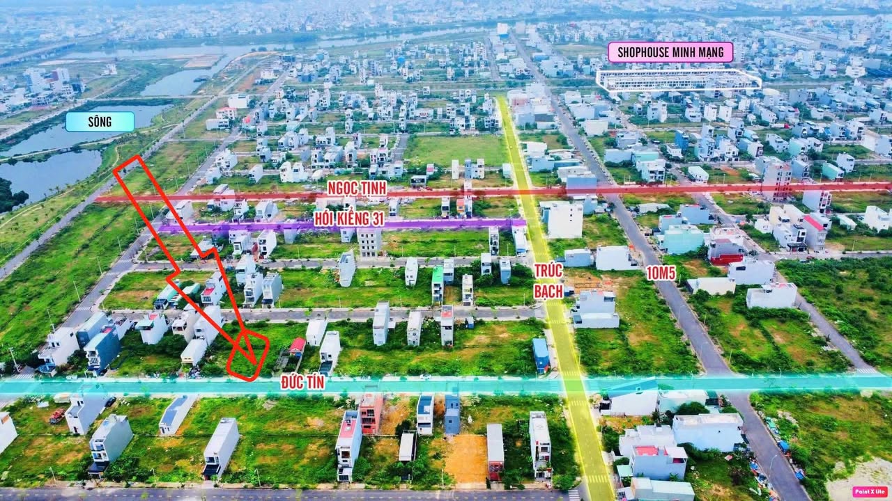 Đất nền liền kề đường Đức Tín, Đà Nẵng 220m² giá 10.2 tỷ - Cơ hội đầu tư hấp dẫn!