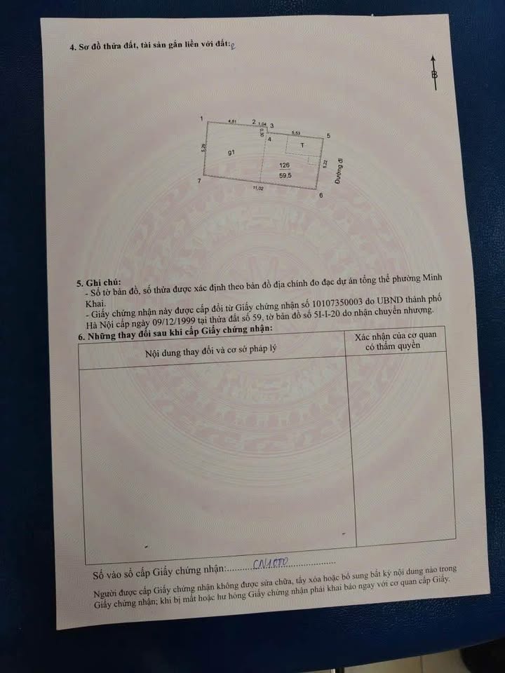 Nhà bán Minh Khai 62m² giá thỏa thuận - Cách phố chỉ 15m!