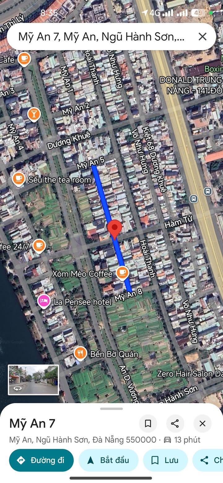 Nhà mặt tiền đường Mỹ An 7, Ngũ Hành Sơn, Đà Nẵng 100m² giá 11.2 tỷ - Cơ hội đầu tư tuyệt vời!