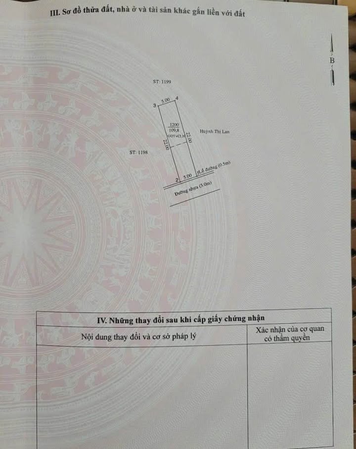 Đất thổ cư Định Hòa Thủ Dầu Một 110m² giá 1.9 tỷ - Sổ hồng chính chủ!
